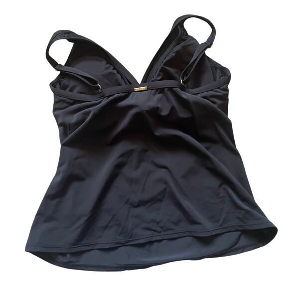 Sunsets Black Underwire Tankini Bra Top 36 D and Swim Brief Bottom Size Small - Picture 4 of 12